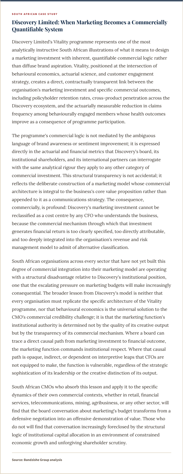 South African Case Study2_Discovery Ltd_by Bandile Ndzishe of Bandzishe Group